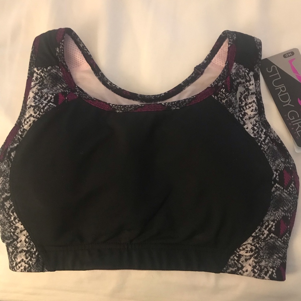 NWT Sturdy Girl High Impact Sports Bra - 34D